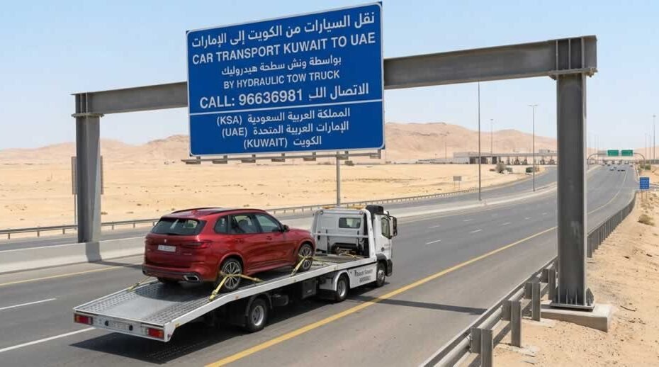 نقل سيارات إلى الإمارات